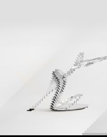 Tenisky a topánky Dolce & Gabbana Dolce & Gabbana Mirror Calfskin Sandals Metalická | CR1943AY82880998, 0