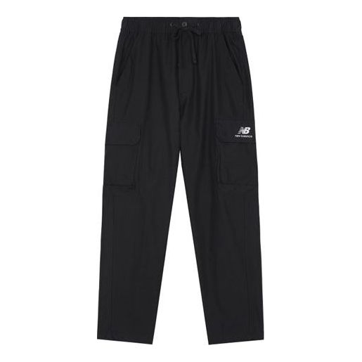 Cargo nohavice New Balance Casual Logo Cargo Pants Čierna | AMP14313-BK