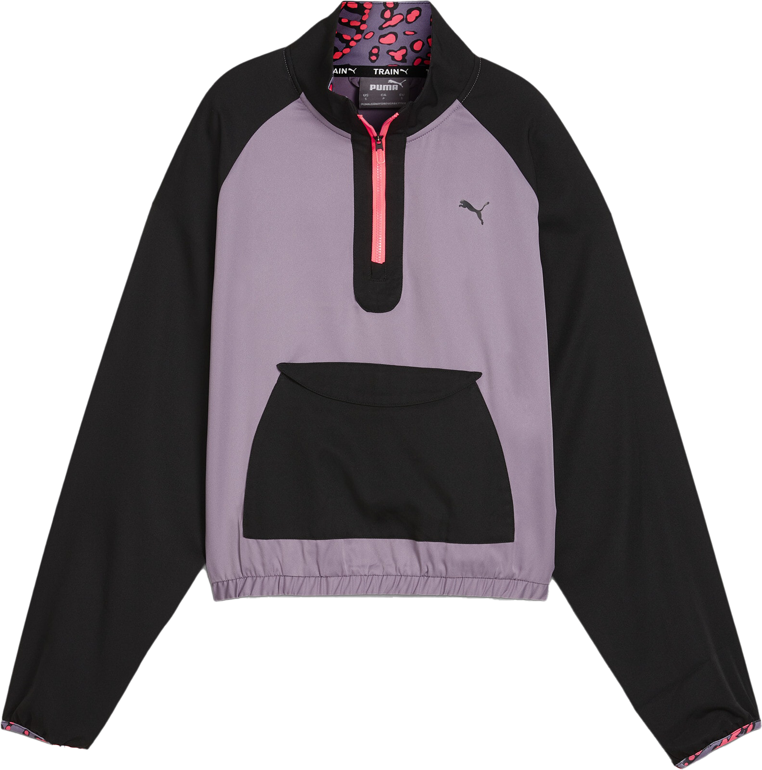 Mikina Puma Puma Hypernatural Woven 1/2 Zip Jacket Fialová | 525789-30, 0