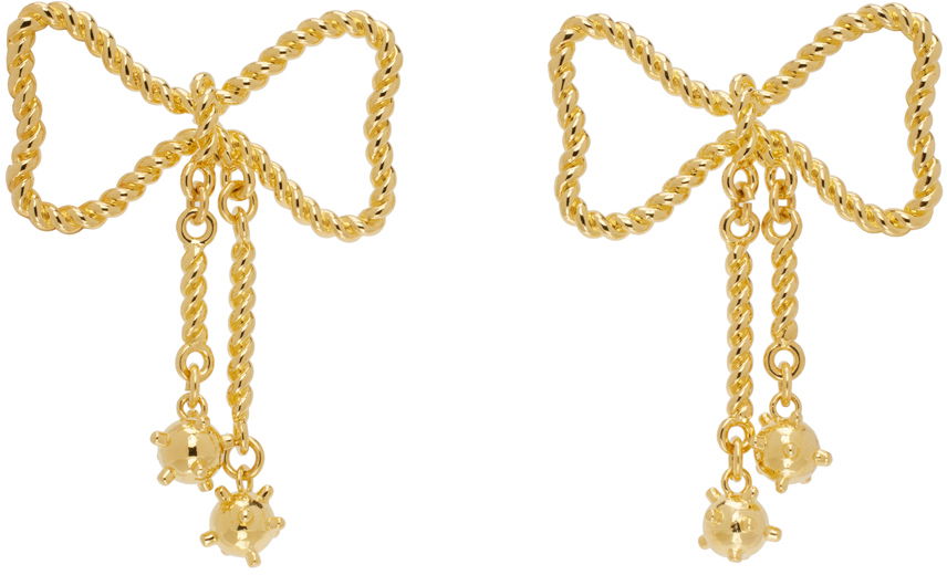 Náušnice Chopova Lowena Chopova Lowena Mace Bow Earrings Metalická | 6501, 0