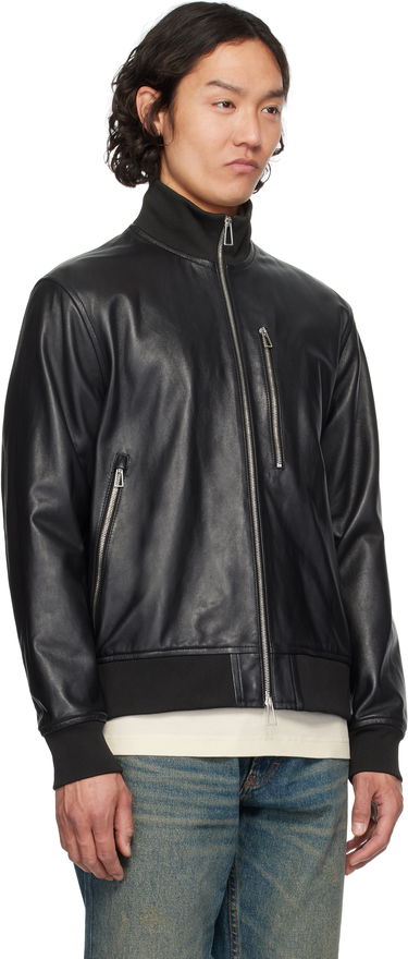 Bomber bunda Paul Smith PS Paul Smith Leather Bomber Jacket Čierna | M2R-373ZL-P21450-79, 1