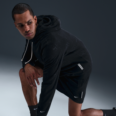 Mikina Nike Standard Issue Dri-FIT Basketball Hoodie Čierna | HJ4223-010, 4