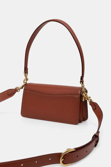 Kabelka Coach Brown Leather Shoulder Bag with Removable Strap Hnedá | CY200, 2