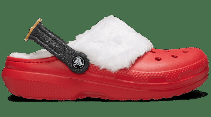 Tenisky a topánky Crocs Classic Lined Santa Clogs Červená | 210933-6WE