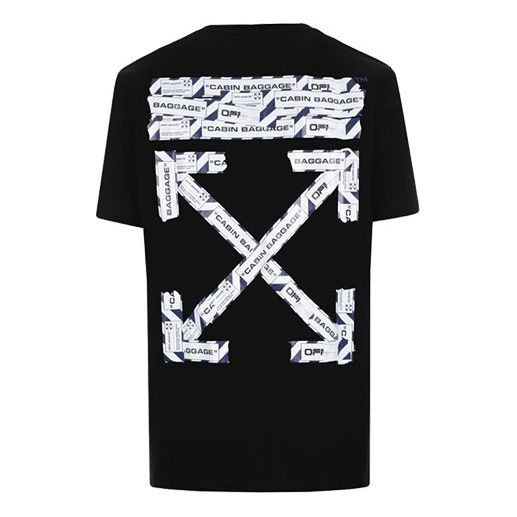 Tričko Off-White Back Arrows Sketch Short Sleeve T-Shirt Čierna | OMAA027S201850031088
