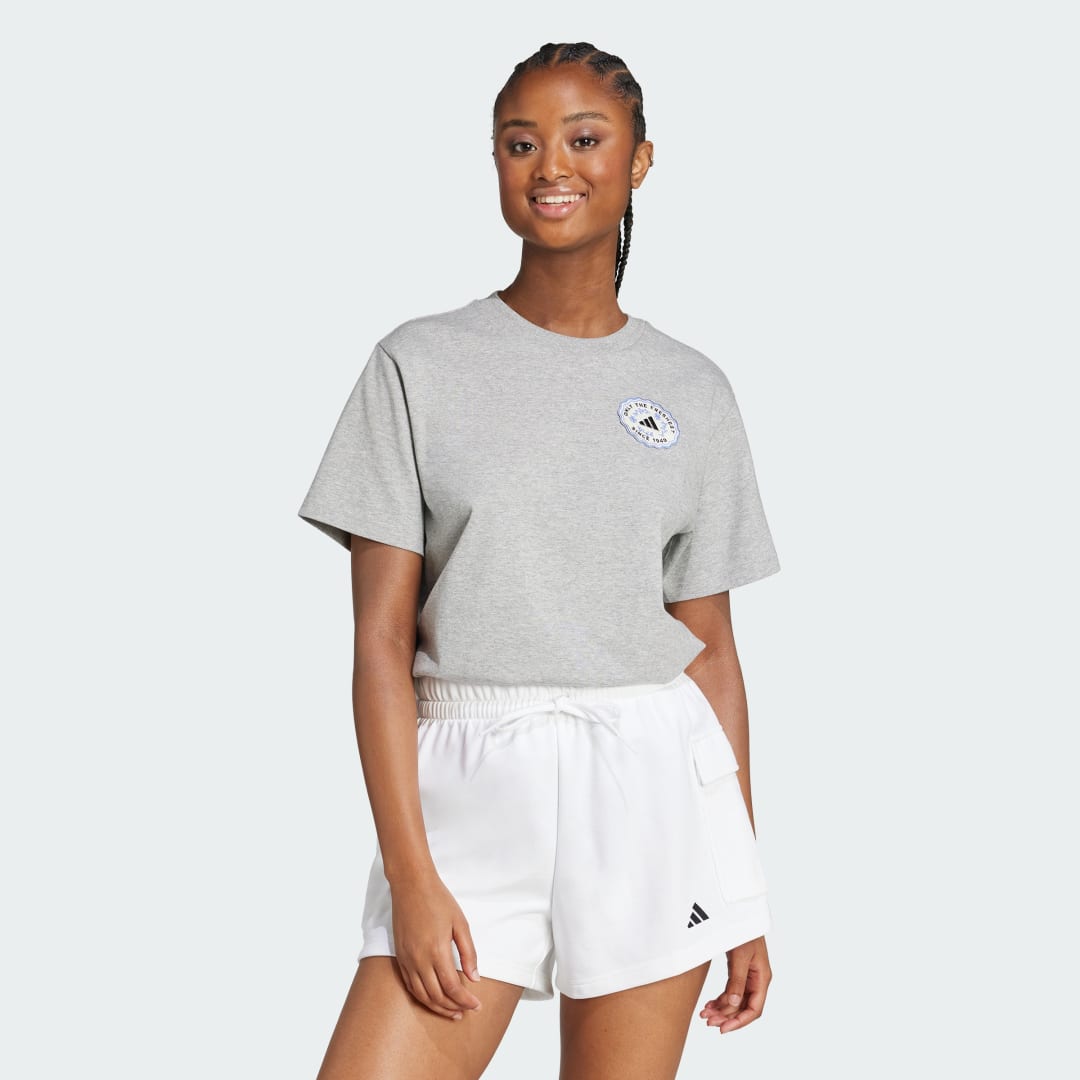 Tričko adidas Performance T-Shirt Farm Šedá | KB2486, 0