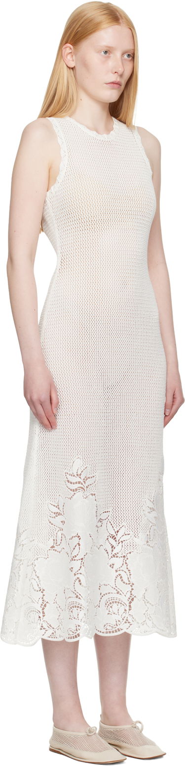 Šaty Erdem Erdem Sleeveless Midi Dress Biela | VC25_KD2_IVOSCK, 1