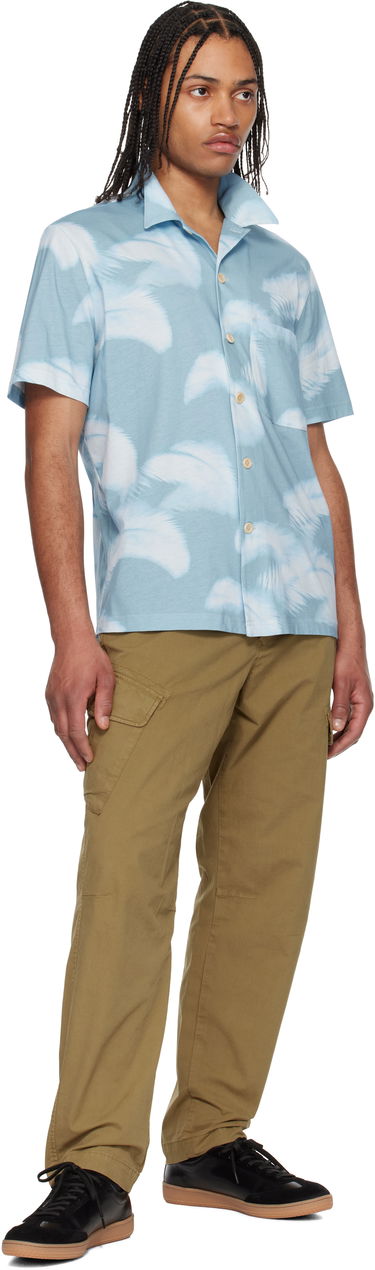 Košeľa Paul Smith PS Paul Smith Casual Short Sleeve Shirt Modrá | M2R-236X-P22324-40, 3