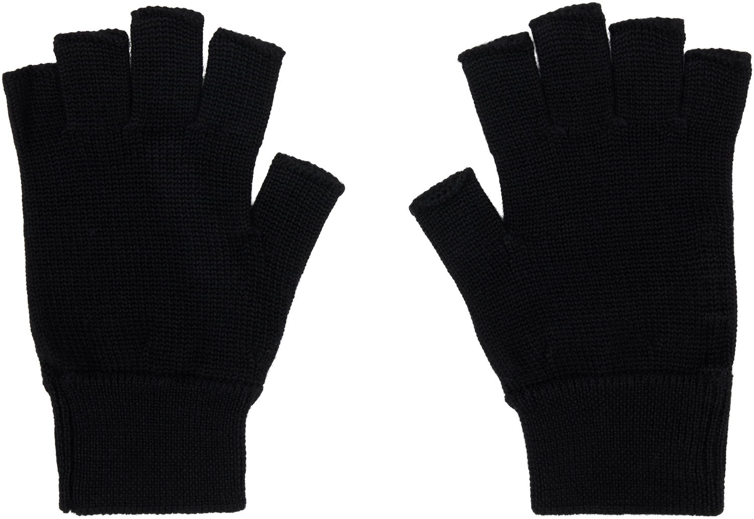 Rukavice Rick Owens Rick Owens Concordians Fingerless Gloves Čierna | RU02E1485 WS, 1