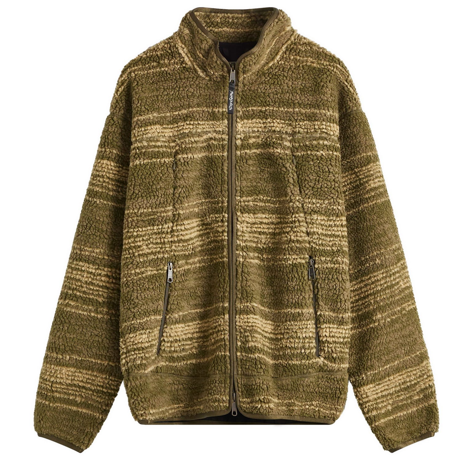 Mikina Polar Skate Co. Fleece Jacket With Zip Closure Zelené | PSC-W24-3, 0