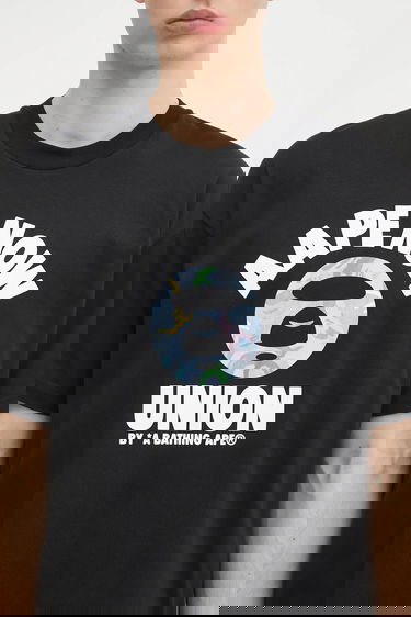 Tričko AAPE by A Bathing Ape Basic Graphic T-shirt Čierna | AAPTEM1643XXO, 3