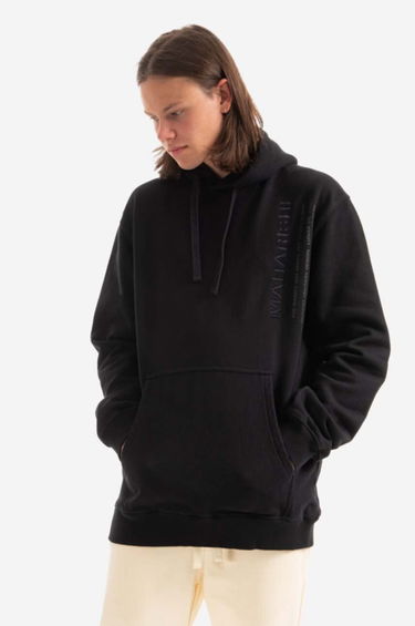 Mikina Maharishi Miltype Hooded Organic Sweat Hoodie Čierna | 9756.BLACK, 0