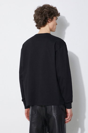 Tričko Neighborhood NEIGHBORHOOD Classic-P Crewneck Long Sleeve T-Shirt Čierna | 241FPNH.CSM05, 2