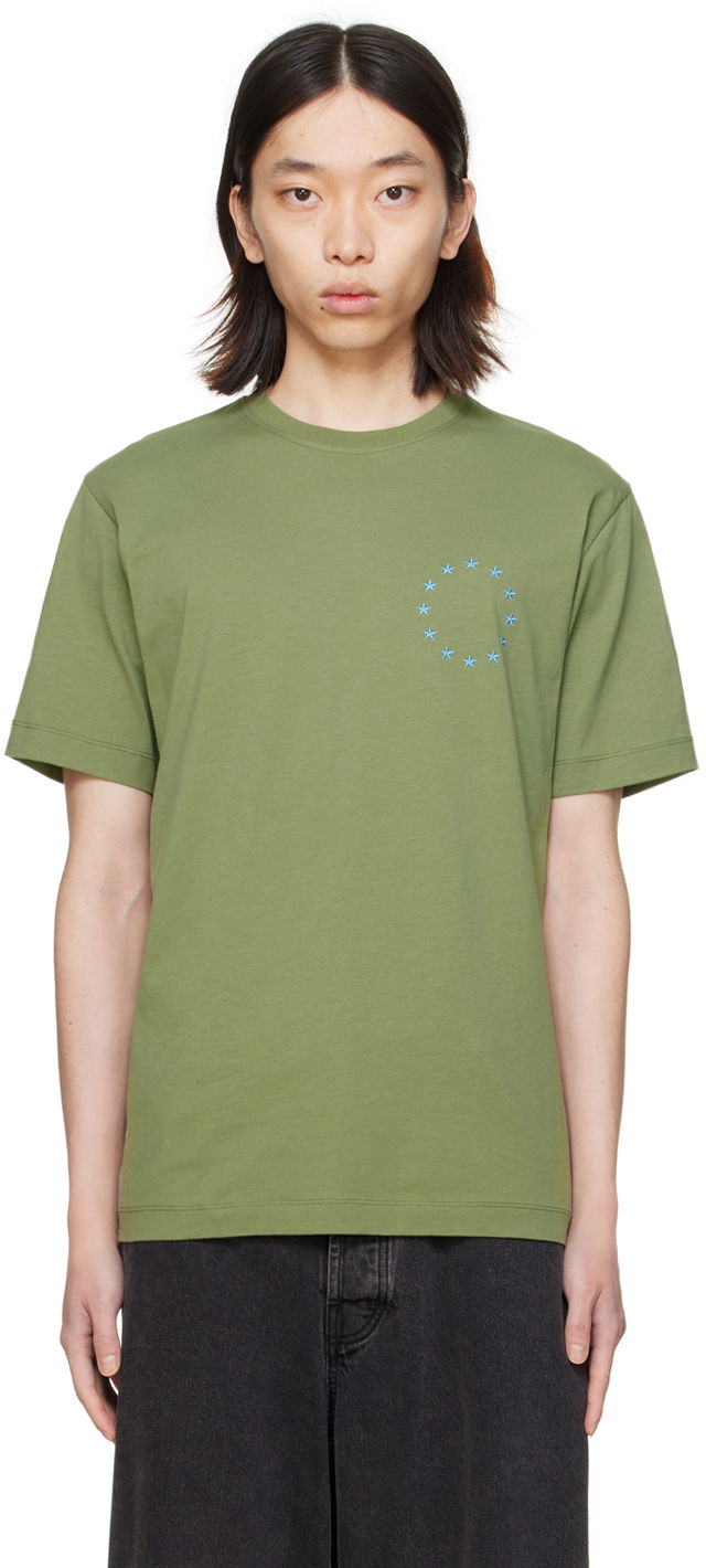 Tričko Études Wonder Europa Graphic T-Shirt Zelené | E24MM106A00733, 0