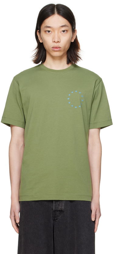 Tričko Études Wonder Europa Graphic T-Shirt Zelené | E24MM106A00733, 0