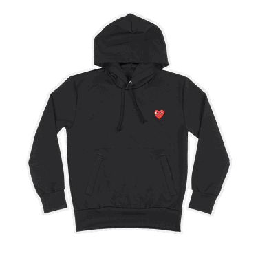 Mikina Comme des Garçons Play Hoodie Čierna | AZ T174 051 1, 0