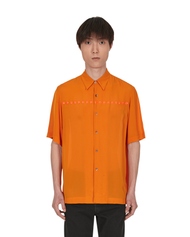 Košeľa Dries Van Noten Clasen Embroidered Shirt Oranžová | 020739-4122 353, 0