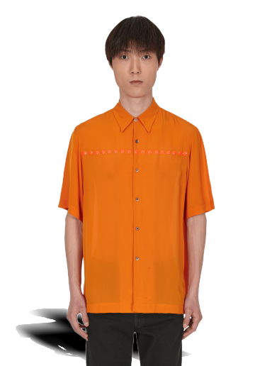 Košeľa Dries Van Noten Clasen Embroidered Shirt Oranžová | 020739-4122 353