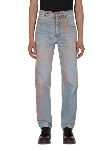 Džínsy PHIPPS Spray Painted Vintage Denim Pants Modrá | GLP00046 BLUEORANGE