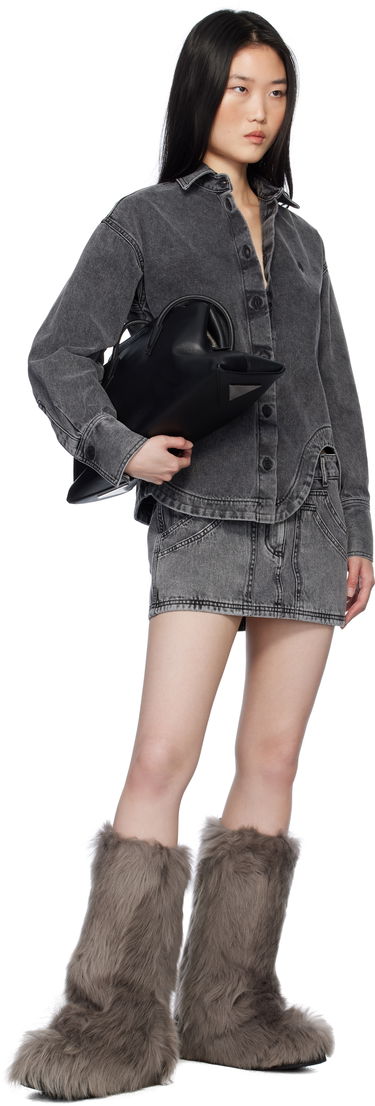 Košeľa The Attico Attico Eliza Denim Shirt Šedá | 250WCB00074 DDD104AA, 3