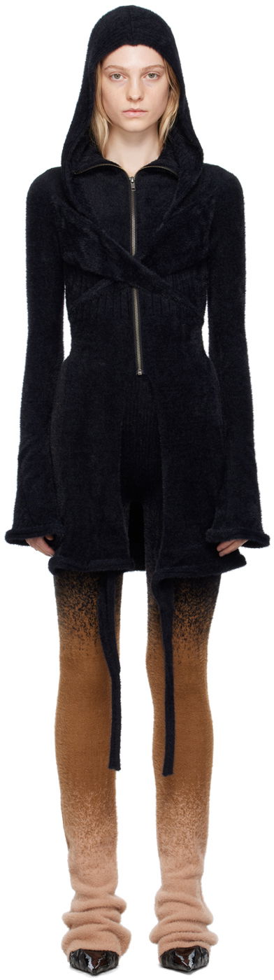 Overal Ottolinger Ottolinger Hooded Wrap Cardigan Čierna | 706101, 0