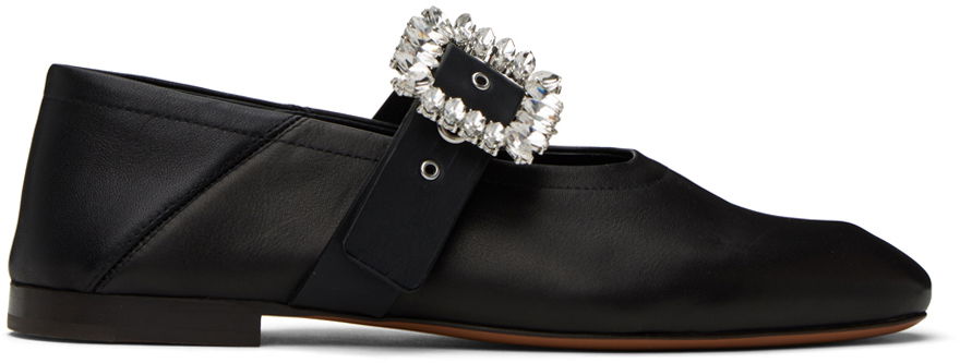 Starostlivosť o obuv Wales Bonner Wales Bonner Glide Ballerina Flats Čierna | WBW41020A, 0