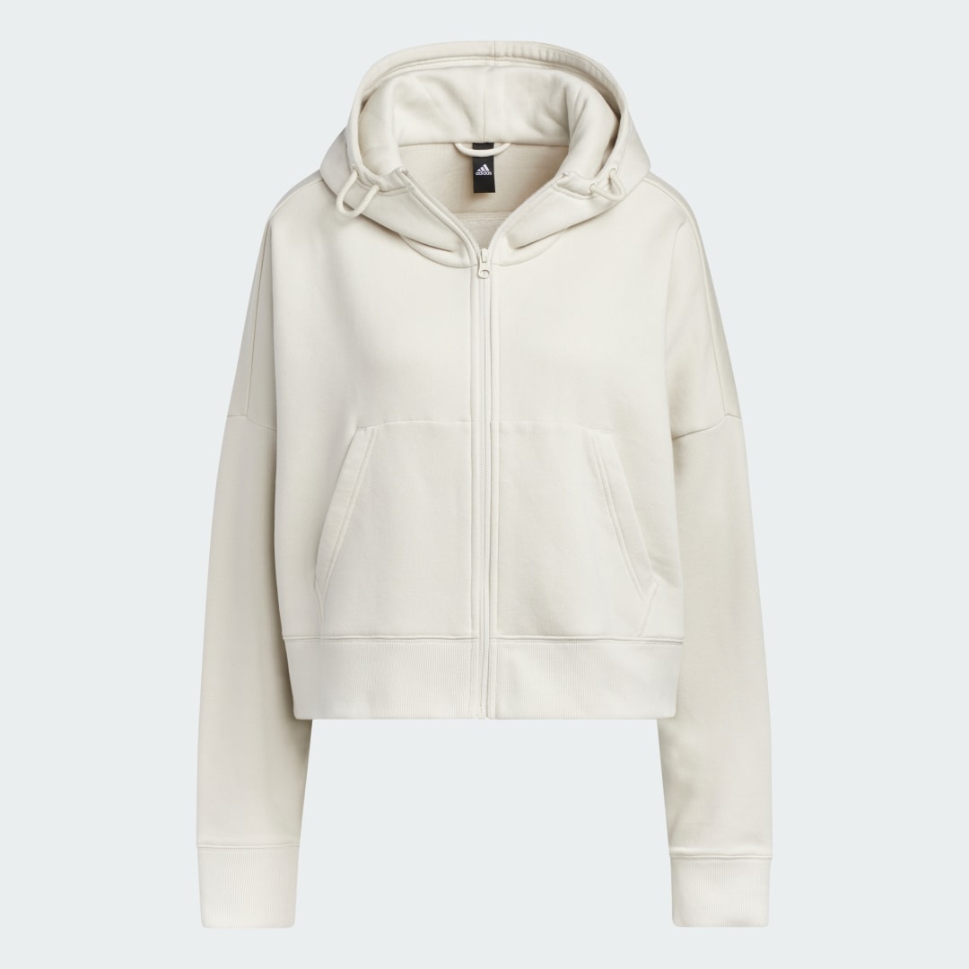 Women's Cropped Full-Zip Hoodie