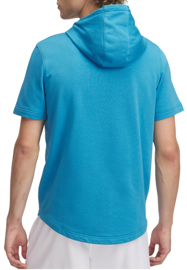 Mikina Under Armour Rival Terry Short Sleeve Hoodie Modrá | 1370396-452, 2