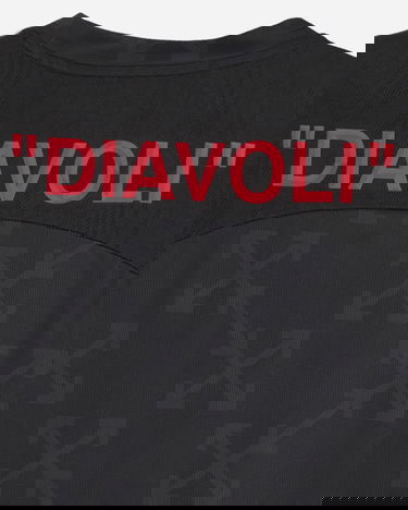 Tričko Puma AC Milan x Off-White Prematch Jersey Black / Red Čierna | 783005-04, 3