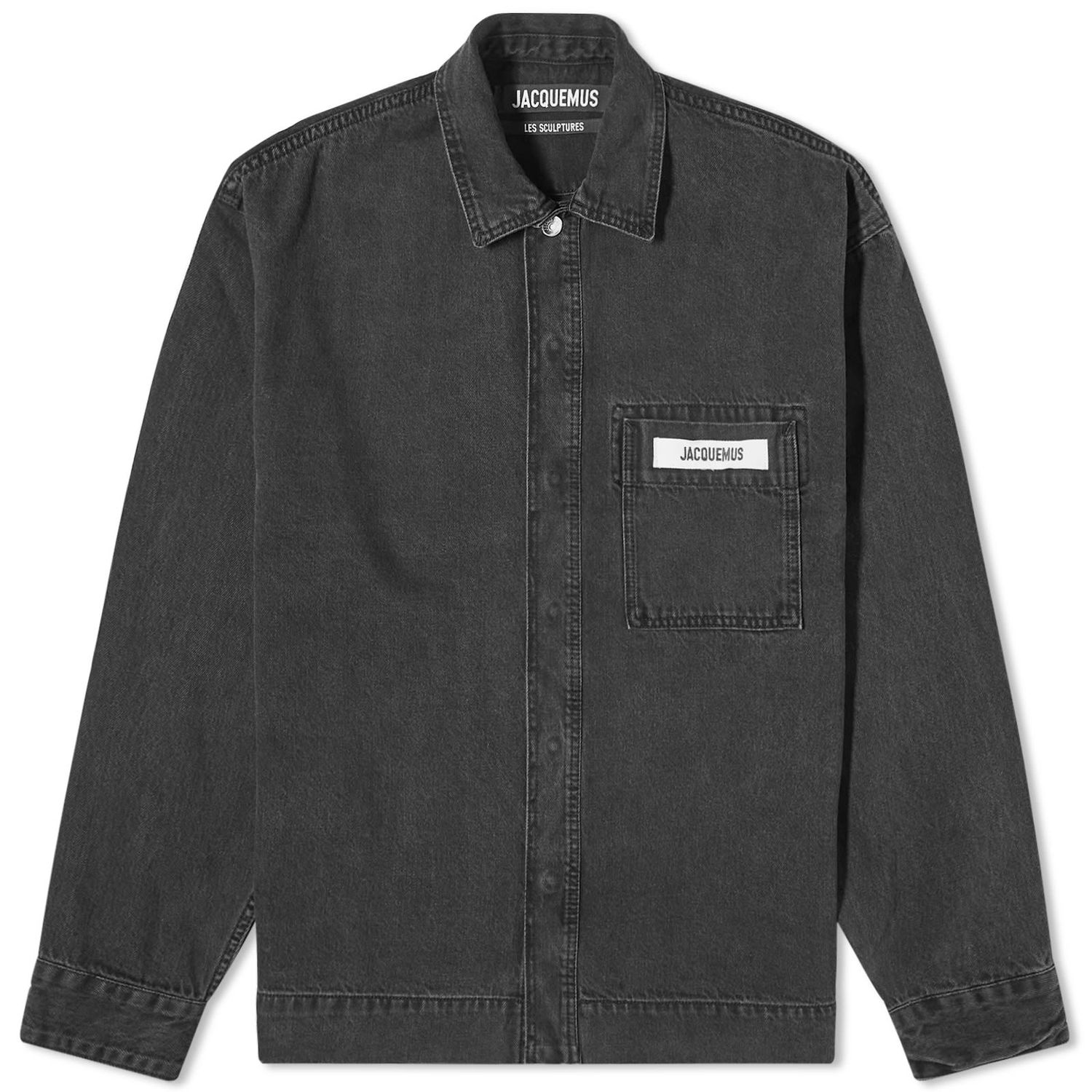 Košeľa Jacquemus De-Nimes Denim Overshirt Čierna | 24E245DE033-1523-990, 0