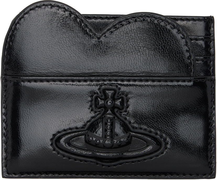 Peňaženka Vivienne Westwood Card Holder With Logo Čierna | 5403000DW-L008L-