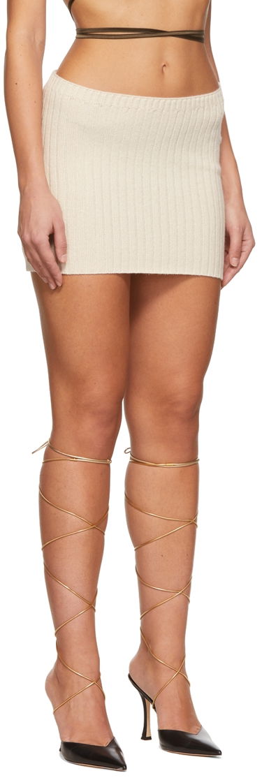 Sukňa GUIZIO Guizio Wool Mini Skirt Béžová | DGF21M1026, 1
