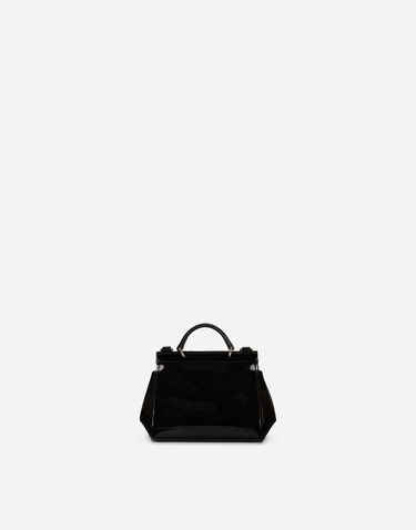 Kabelka Dolce & Gabbana Dolce & Gabbana Mini Sicily Patent Leather Bag Čierna | EB0003A106780999, 2