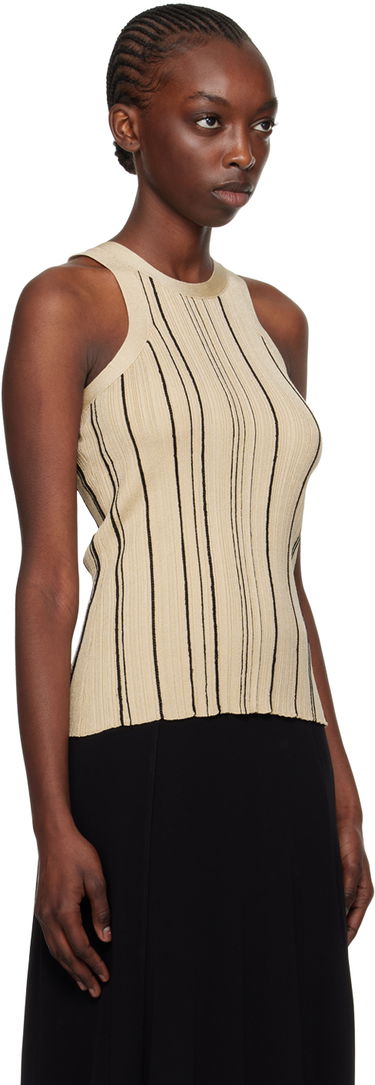 Tielko TOTEME TOTEME Braid Rib Tank Top Béžová | 242-WRT2292-YA0044, 1