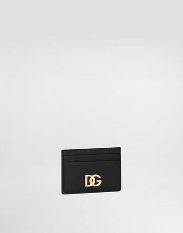 Peňaženka Dolce & Gabbana Calfskin Card Holder With Dg Logo Onesize Čierna | BI0330AW57680999, 1