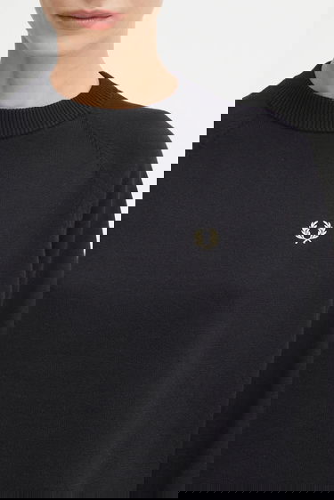 Sveter Fred Perry Fred Perry Women's Sweater Čierna | K1117, 3