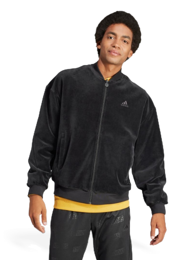 Bunda adidas Originals Embossed Reversible Jacket Čierna | IJ6424
