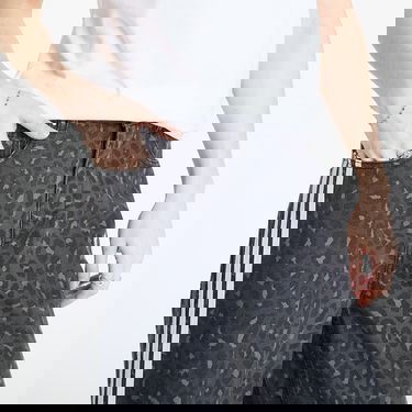 Džínsy adidas Originals adidas Originals Loose Leopard Print Pants Šedá | KA2679, 4