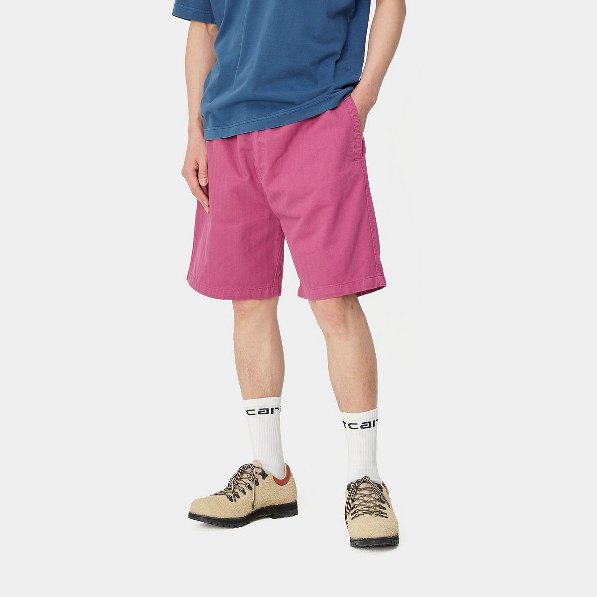 Šortky Carhartt WIP Rainer Short Ružová | I033133_1YT_GD, 0