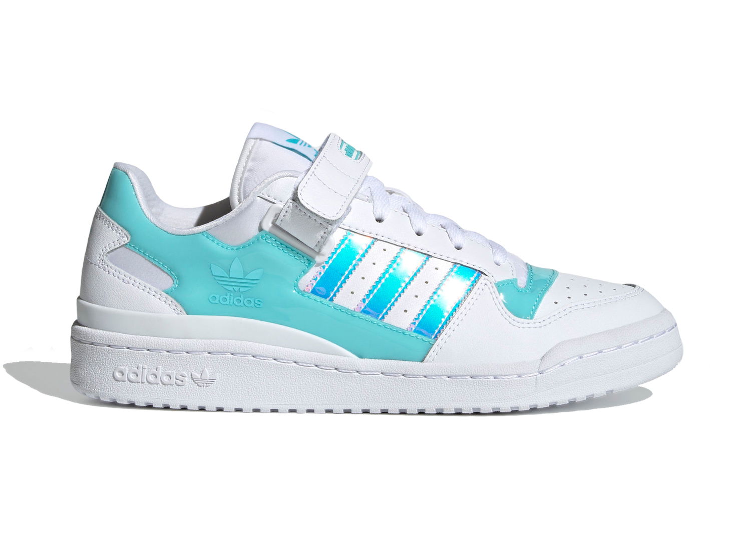 Tenisky a topánky adidas Originals Forum Low Cloud White Pulse Aqua Tyrkysová | GX3398, 0