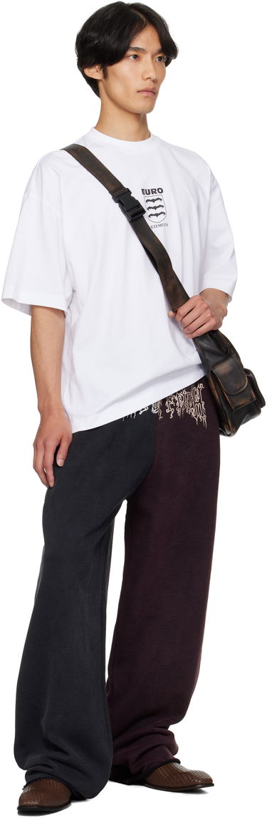 Tepláky VETEMENTS Vetements Cradle of Filth Cut-Up Baggy Sweatpants Vínová | UCF76SP900BR, 3