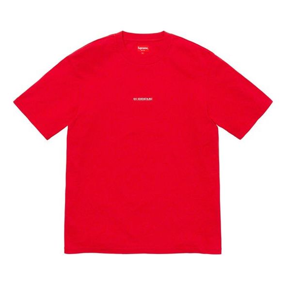 Tričko Supreme SS Top Logo T-Shirt Červená | SUP-FW19-610, 0