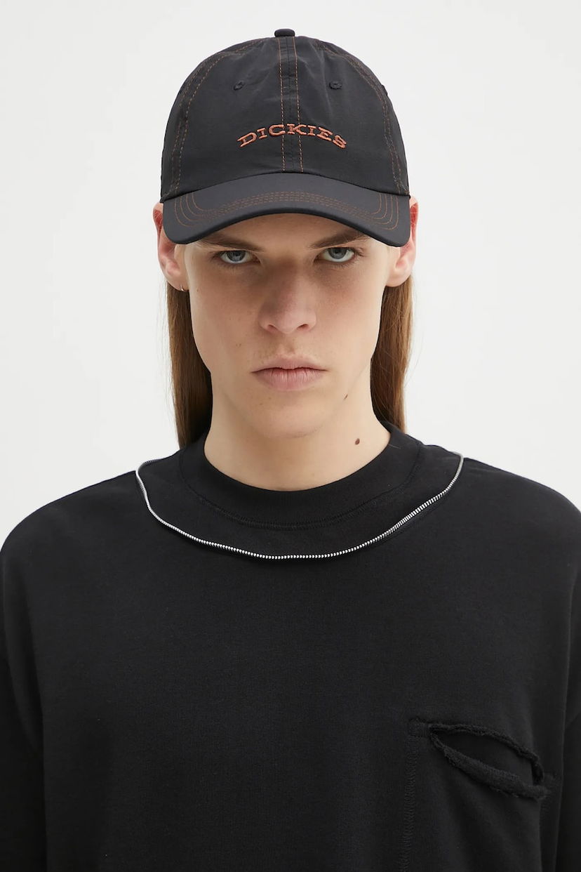 Šiltovka Dickies Dickies Wilsall Cap Čierna | DK0A4Z6PBLK1