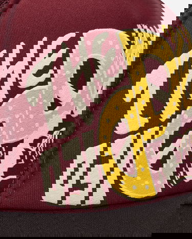 Šiltovka KAPITAL TH.D.D. Graphic Trucker Cap Vínová | K2506XH547 BURGUNDYXBLK, 7