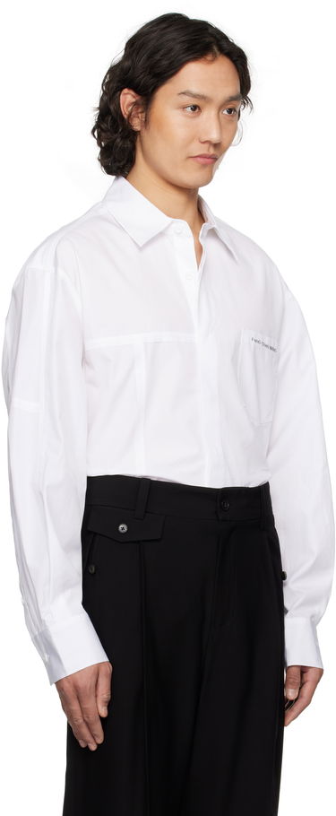 Košeľa Feng Chen Wang Feng Chen Wang Paneled Shirt Biela | FUS19SR21, 1