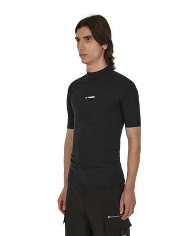 Tričko Jil Sander Logo Rash Guard Black Čierna | JPUU783503-MU478008 001, 4