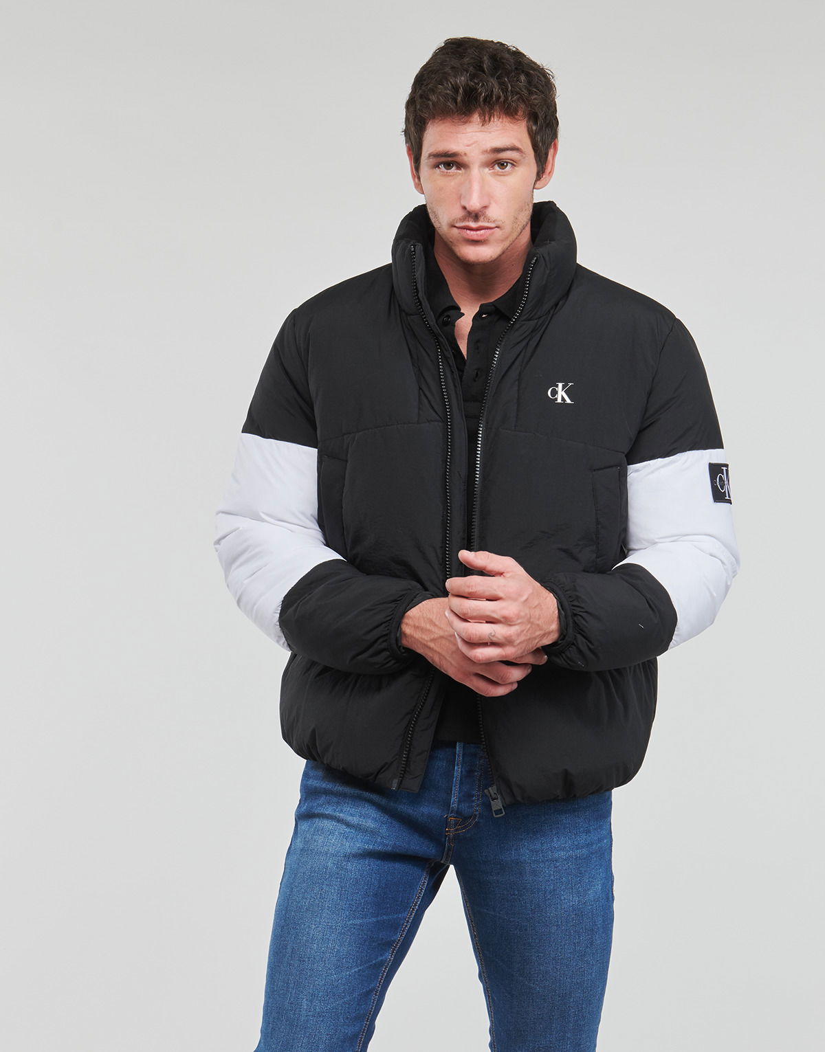 NON-DOWN COLORBLOCK PUFFER