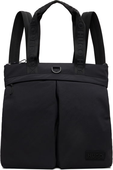 Batoh BOSS Hugo 3D Logo Patch Tote Backpack Čierna | 50551789, 0