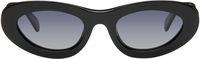 Roma Black Oversized Sunglasses