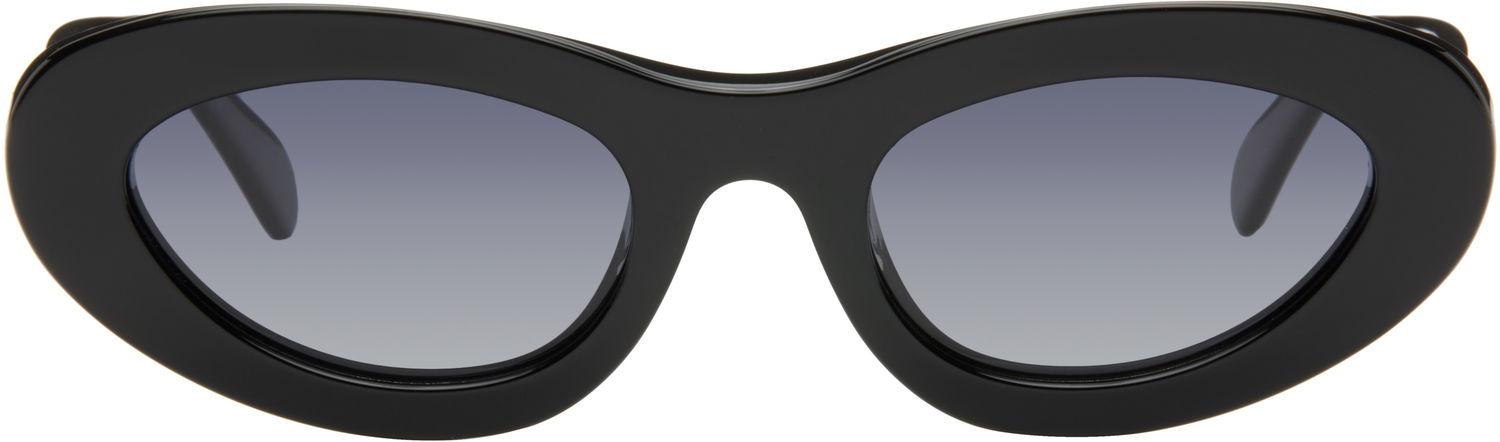 Slnečné okuliare Anine Bing Roma Black Oversized Sunglasses Čierna | A-12-10090-BLK1, 0